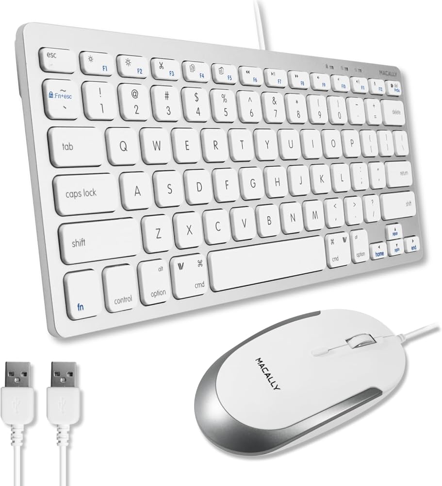 Amazon.in: Buy Macally USB Wired Keyboard and Mouse Combo for Mac