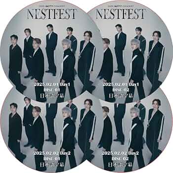 Amazon.co.jp: GOT7 DVD 2025 GOT7 CONCERT [NESTFEST] Day1-2 (25.02