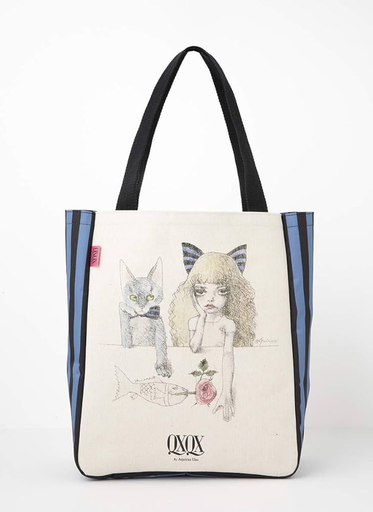 Amazon.co.jp: QXQX By 宇野亞喜良【特別付録:猫と少女のトートバッグ