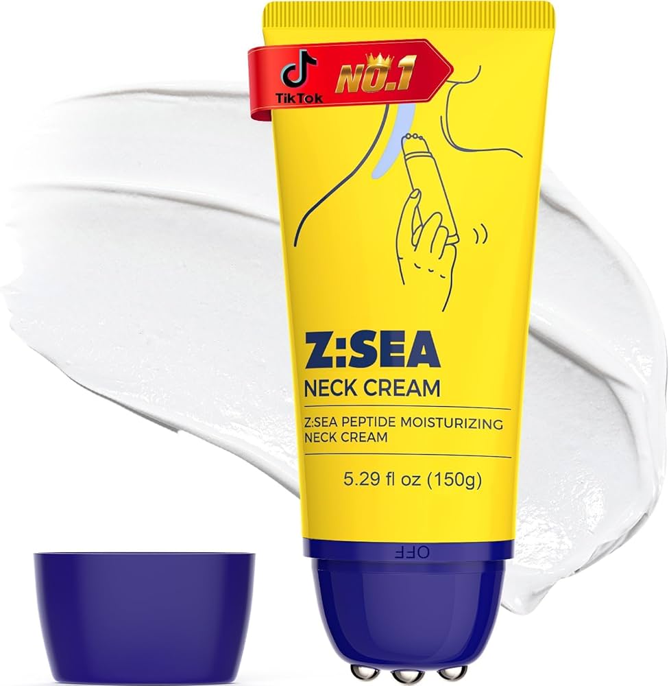 Amazon.com: Z:SEA Neck Firming Cream with Roller, Anti-Aging