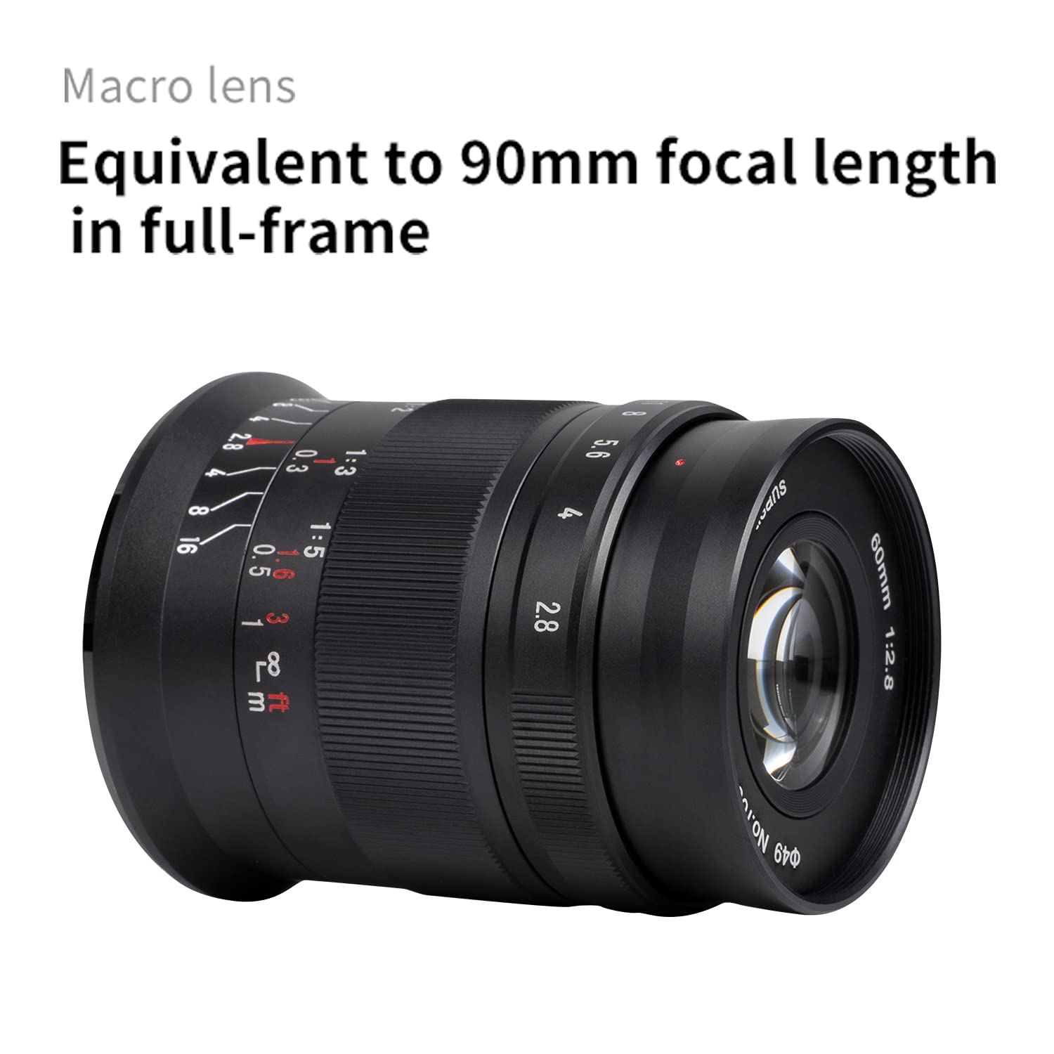 Amazon.com : 7artisans 60mm F2.8 II Manual Focus APS-C Macro Lens