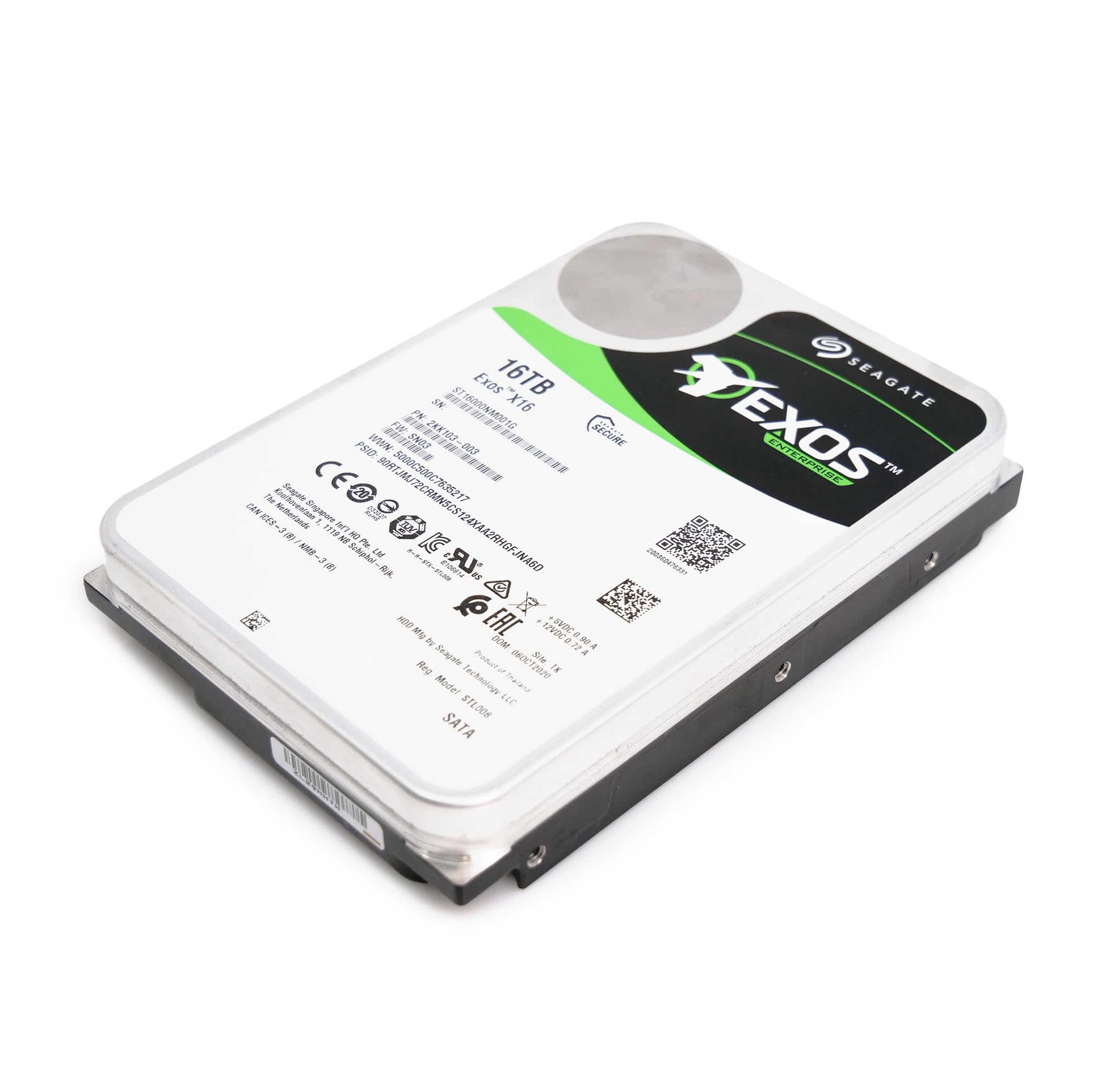 Amazon.com: Seagate 16TB HDD Exos X16 7200 RPM 512e/4Kn SATA 6Gb/s
