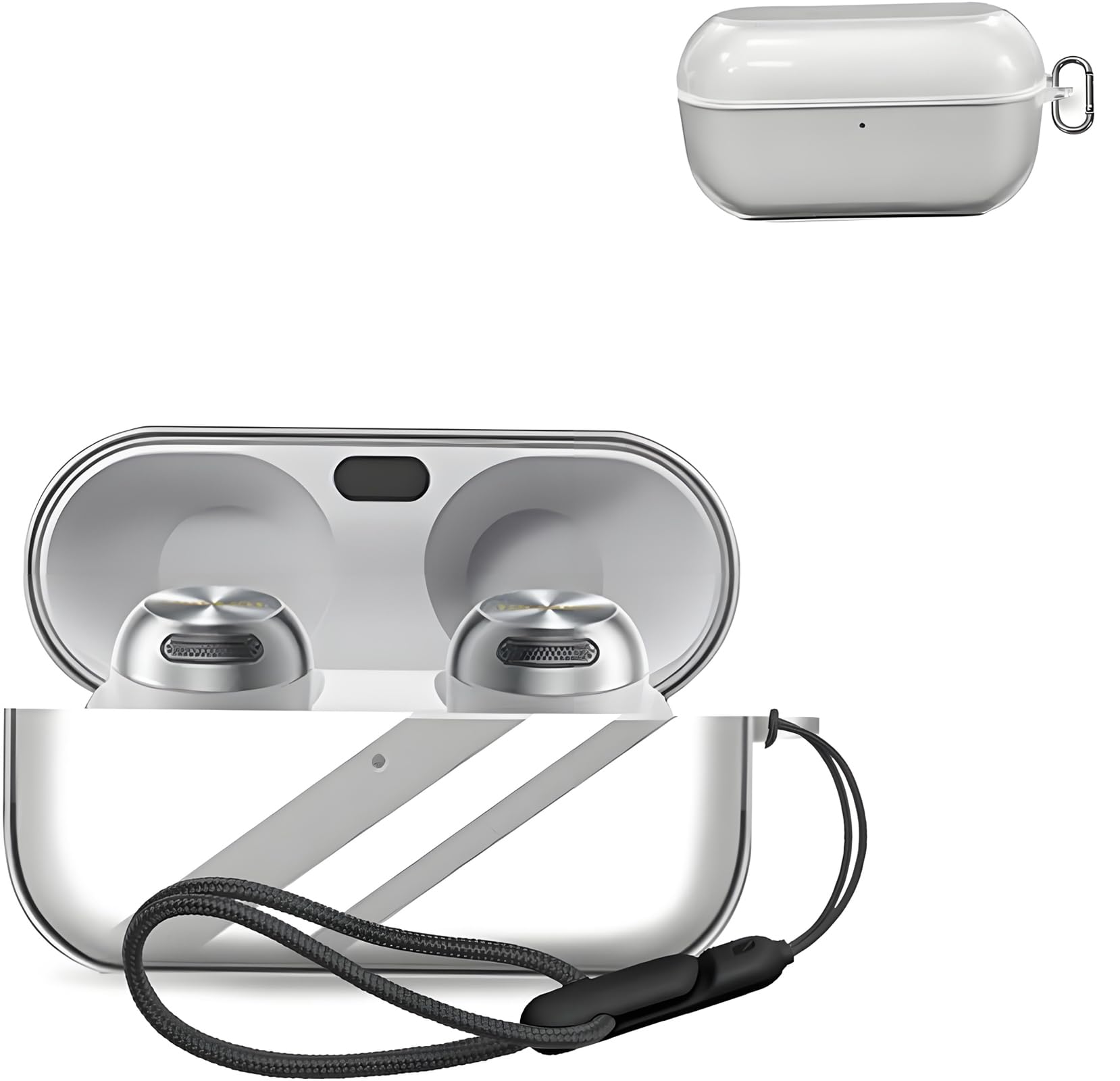 Amazon | Technics EAH-AZ100専用 ケース TPU素材 透明 全面保護カバー