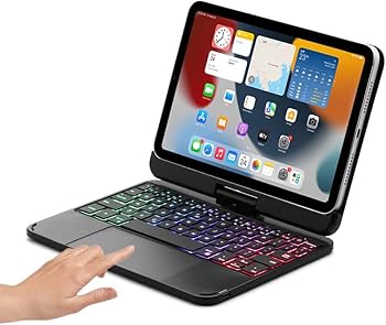 Amazon | 360度回転 iPad Mini6 / Mini 7 (A17 Pro) キーボード ケース