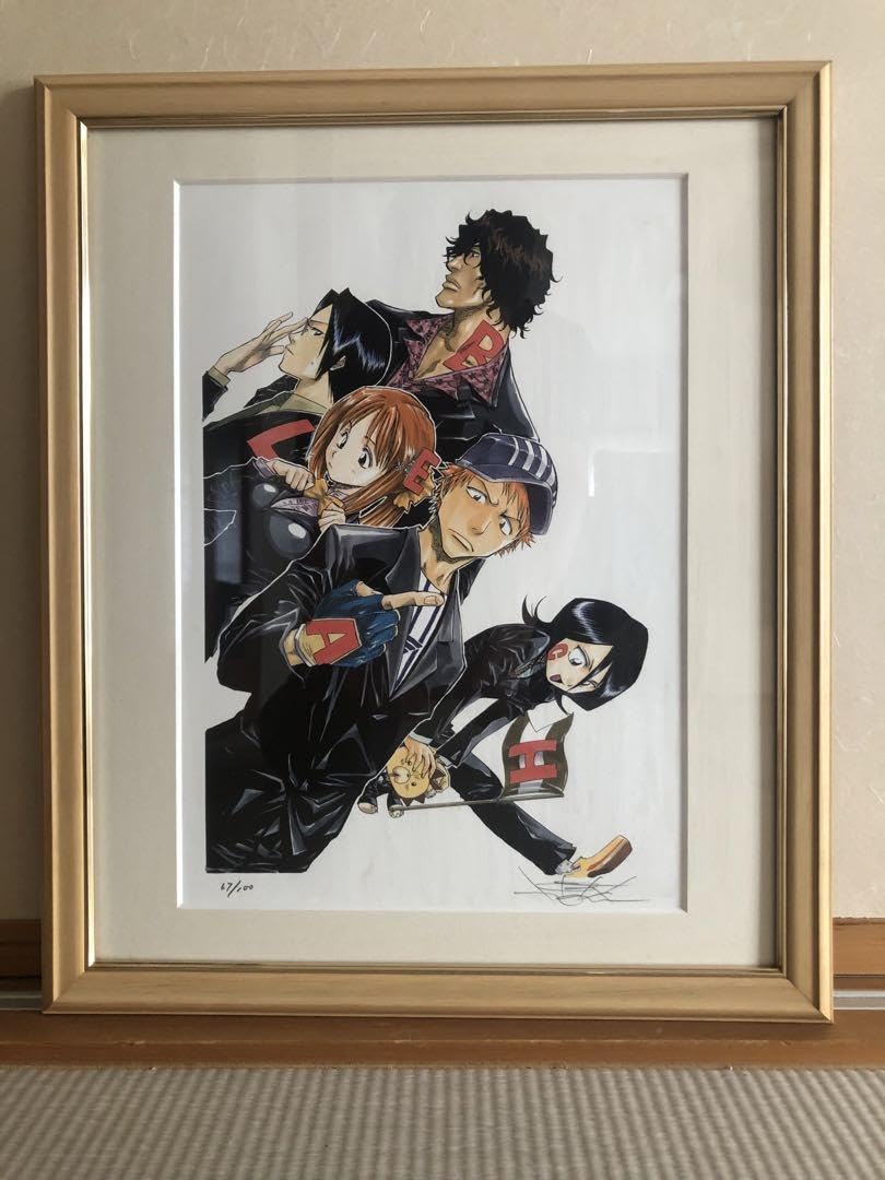 Amazon.co.jp: BLEACH 久保帯人先生直筆サイン入りリトグラフ（高級