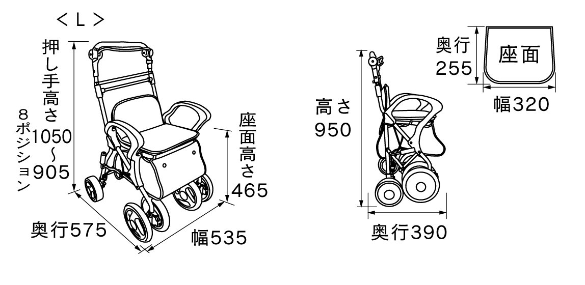 Amazon | 幸和製作所 テイコブ ST003-L スタンダードシルバーカー