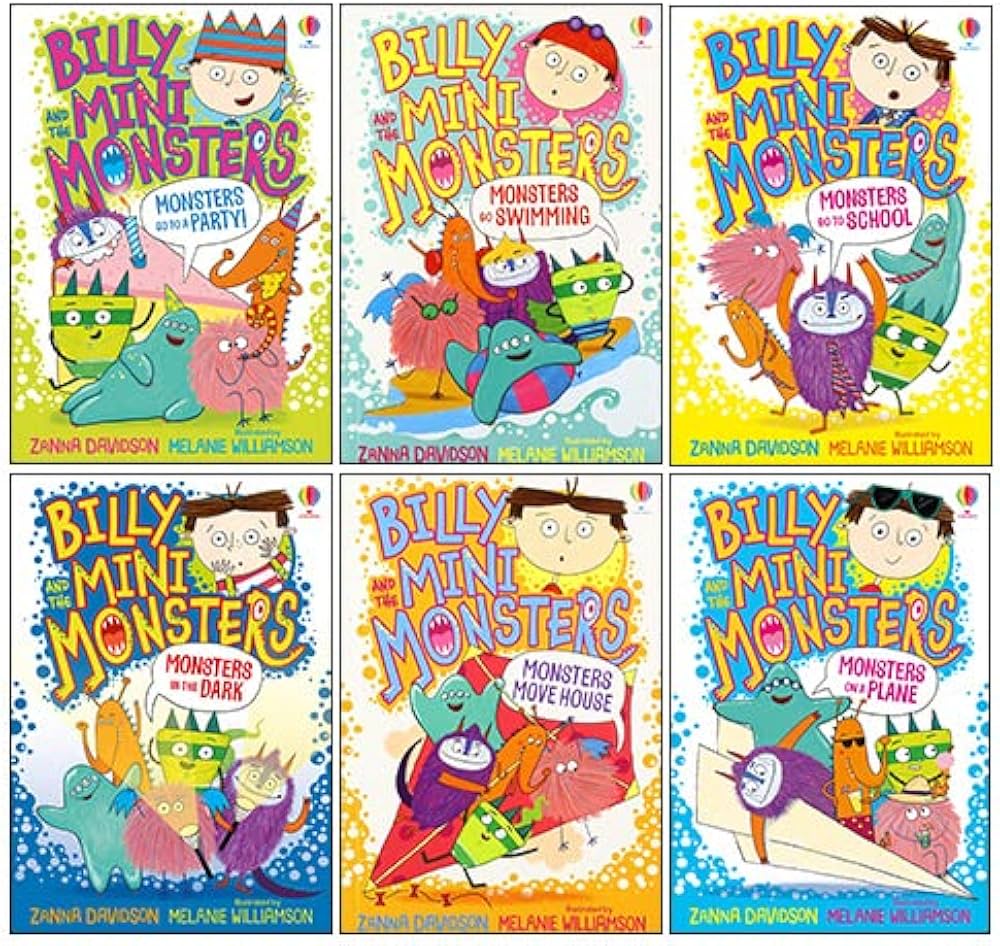 Billy and the Mini Monsters Series Collection 6 Books Set By Zanna