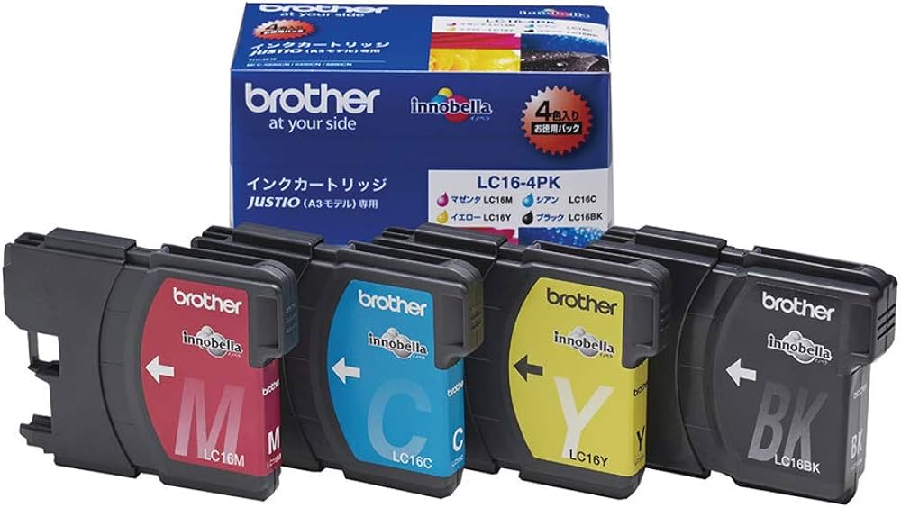 Amazon.co.jp: 【brother純正】インクカートリッジ4色パック(大容量