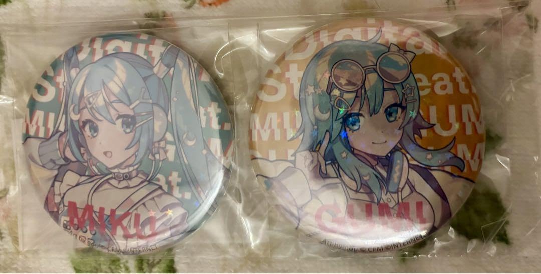 Digital Stars feat. MIKU ＆ GUMI 缶バッジ セット 初音ミクGUMI