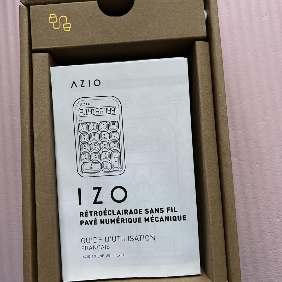 Amazon.co.jp: AZIO Izo テンキー 電卓 青軸 ホワイトブロッサム : ホビー
