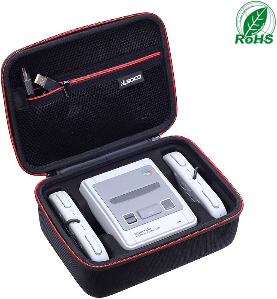 Amazon | スーパーファミコンミニ ケース 収納ケース ニンテンドー