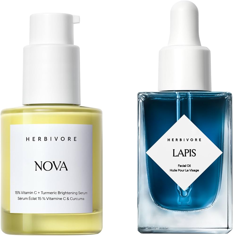 Amazon.com: HERBIVORE Brighten + Balance Skincare Set | Nova 15