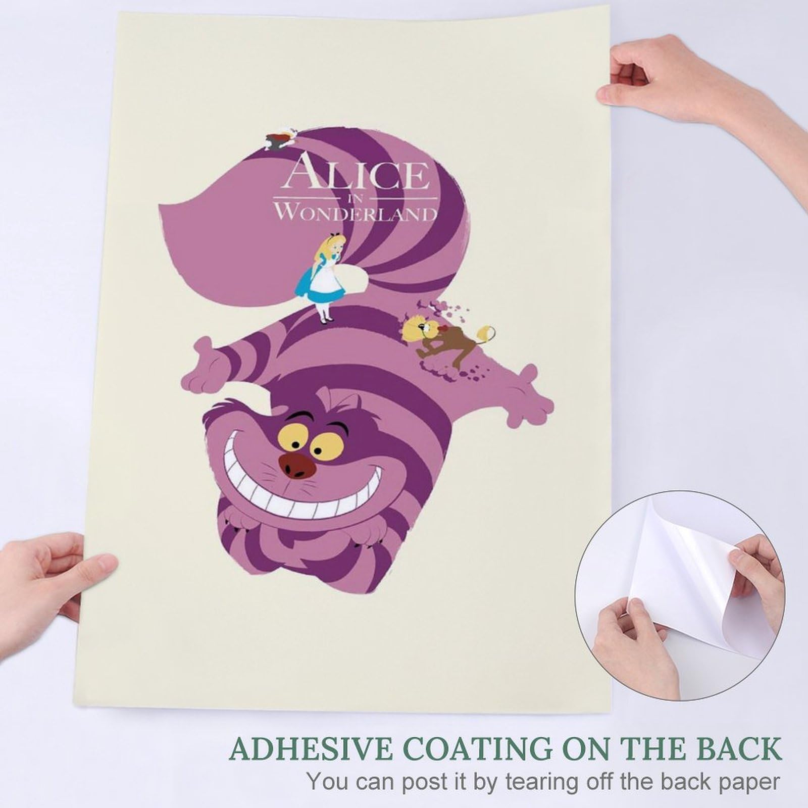 Amazon.co.jp: 不思議の国のアリス チェシャ猫 ポスター 絵画