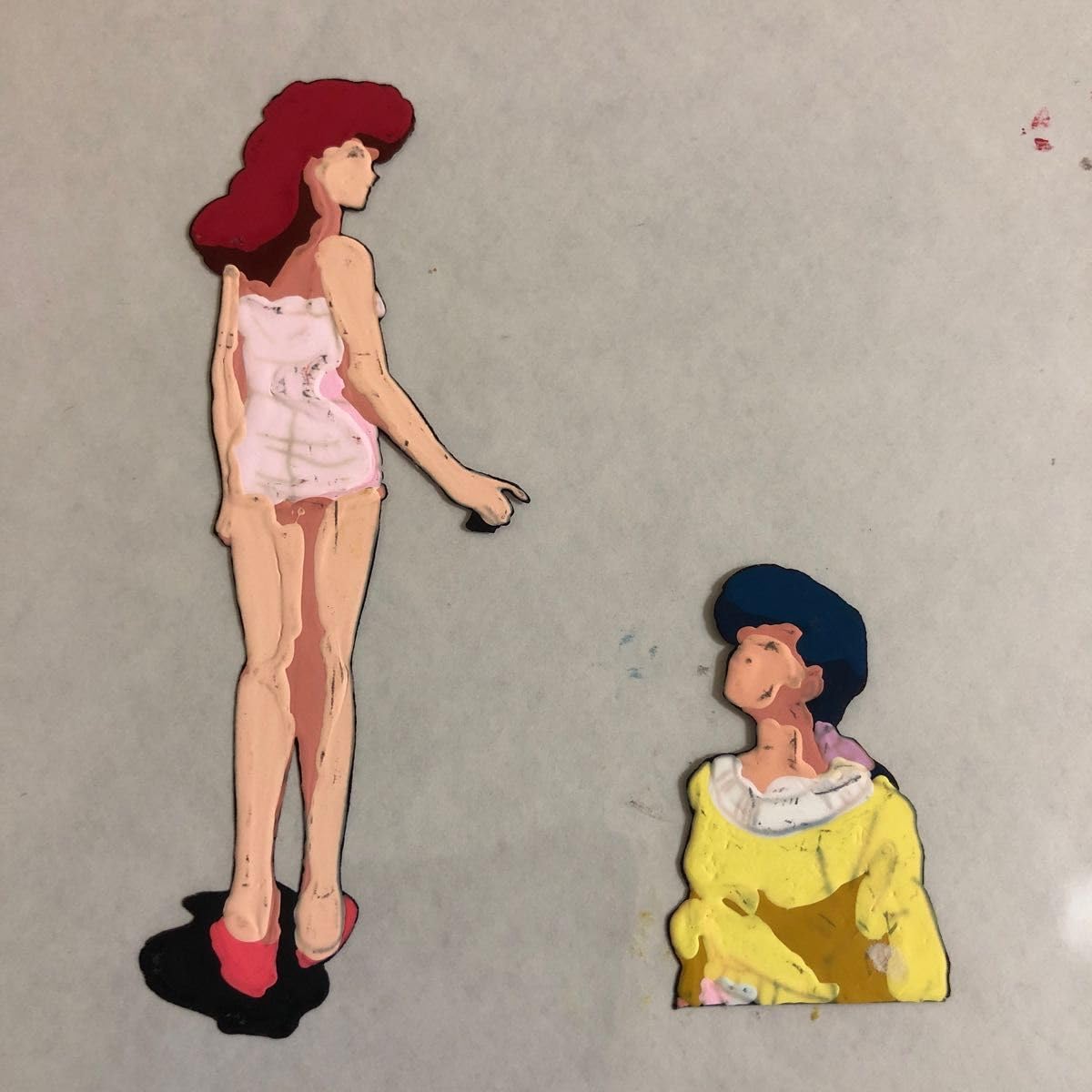 Amazon.co.jp: めぞん一刻 セル画 音無響子 六本木朱美 : おもちゃ