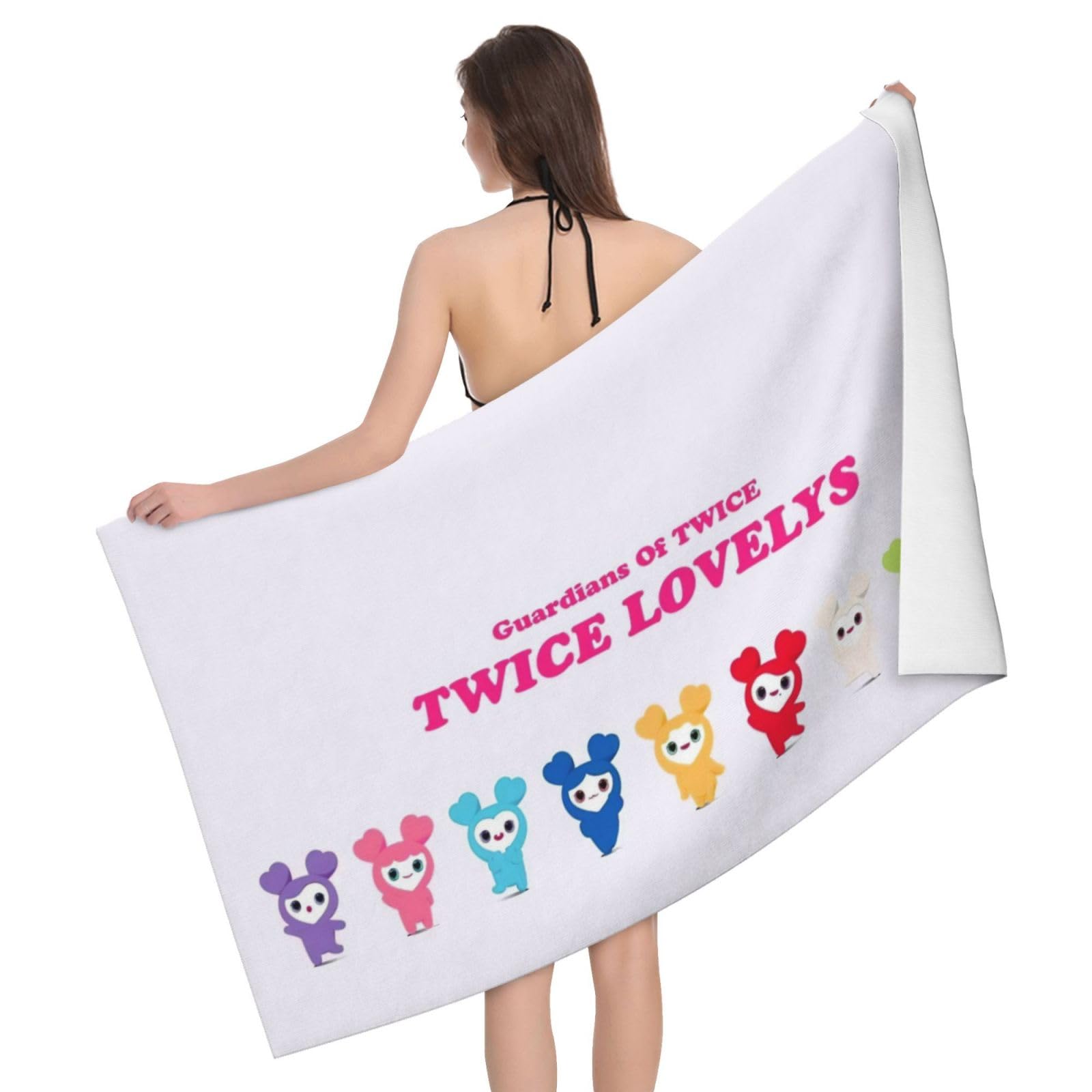 Amazon｜Twice バスタオル マイクロファイバー タオル 大判 ふわふわ