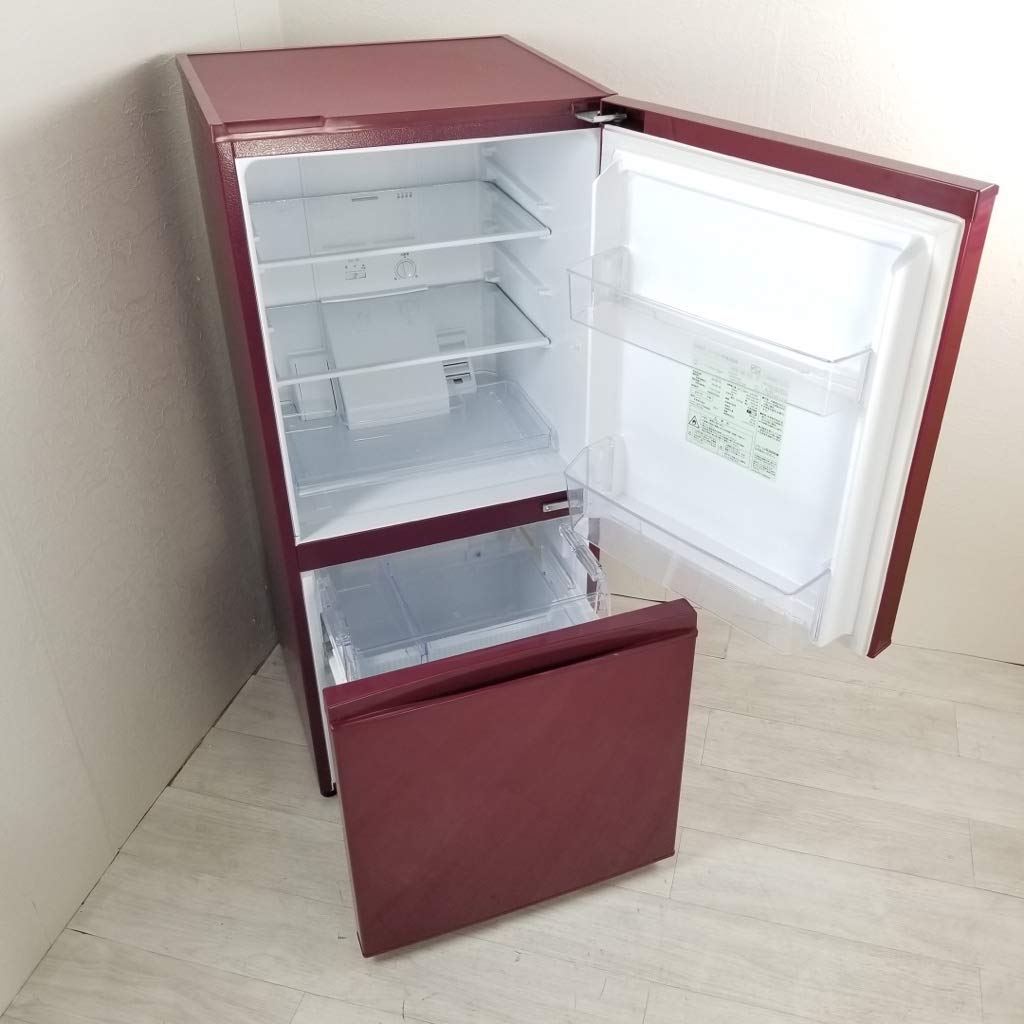 Amazon.co.jp: アクア 157L 2ドア冷蔵庫(ルージュ)【右開き】AQUA AQR