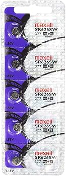 Amazon.com: 100 pcs Maxell SR626SW SG4 SR66 377 Silver Oxide Watch