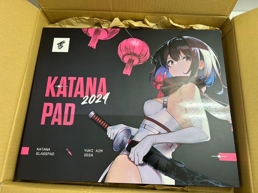 Amazon.co.jp: S-140 Yukiaim 2024 KATANA ガラスマウスパッド