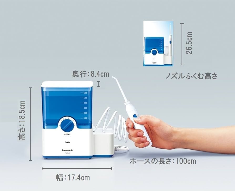 Amazon | パナソニック 口腔洗浄器 ジェットウォッシャー ドルツ 白 EW