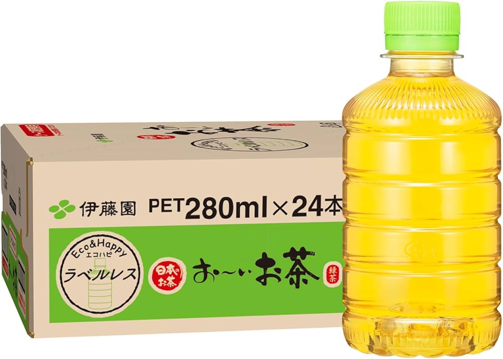 Amazon.co.jp: 伊藤園 ラベルレス おーいお茶 緑茶 280ml×24本 : 食品