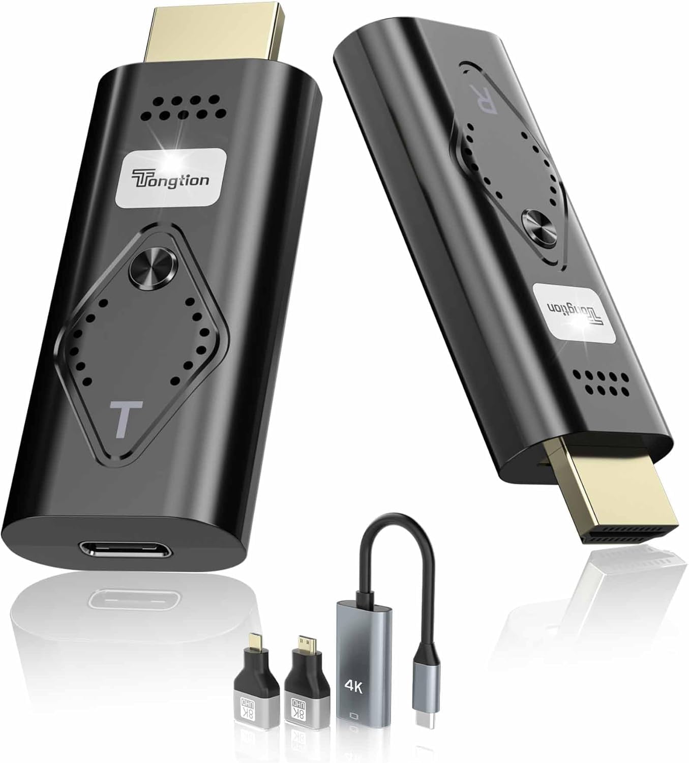 Amazon.co.jp: ワイヤレスHDMI送受信機セット、30m無線伝送、日本技適