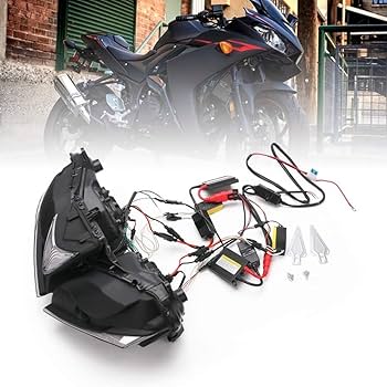 Amazon | LEDヘッドライト YZF-R25/R3 2015-2018 ヤマハ用 ヘッド