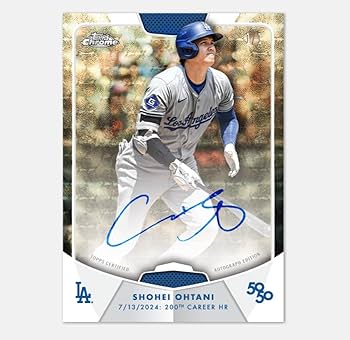 Amazon.co.jp: 2024 Topps 50/50 大谷翔平 10パック入りボックス (2024