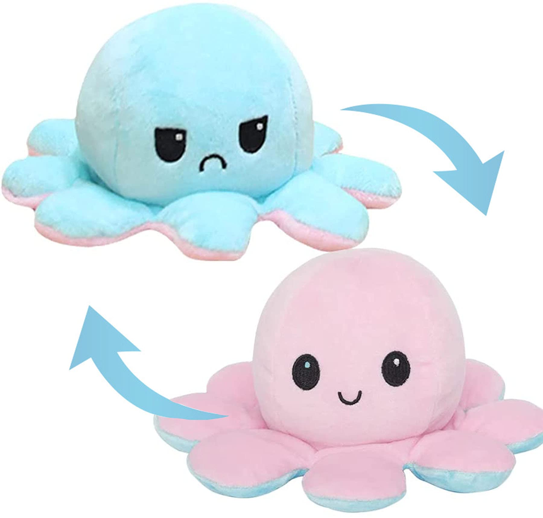 Amazon.co.jp: [SLINX]タコ ぬいぐるみ 裏返し 20cm リバーシブル