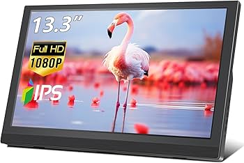 Amazon.co.jp: Jhcztrk モバイルモニター 13.3 インチ ポータブル