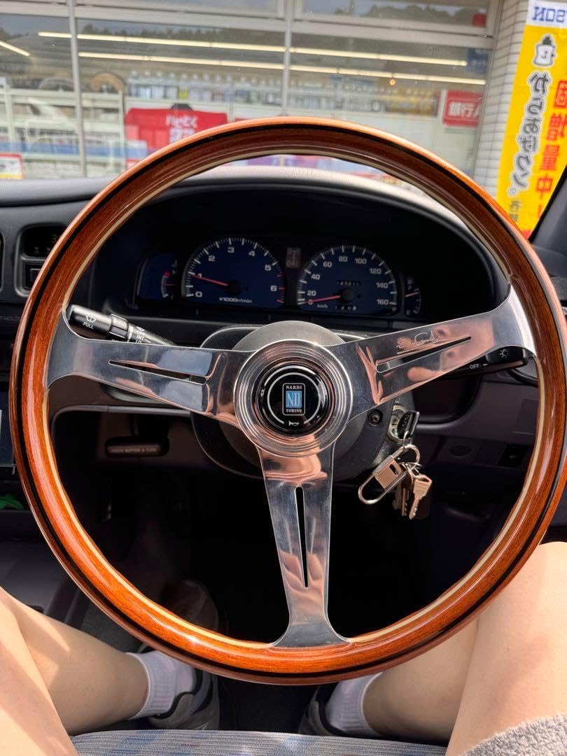 NARDI ヴィンテージ ウッドステアリング、ホーン、レバーセット 【公式