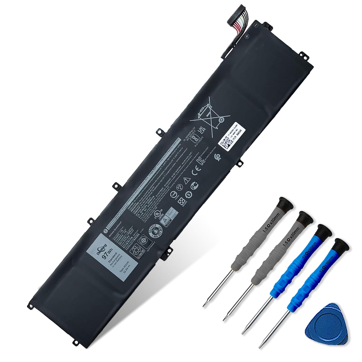 Amazon.com: 97Wh 4K1VM Laptop Battery Compatible with Dell