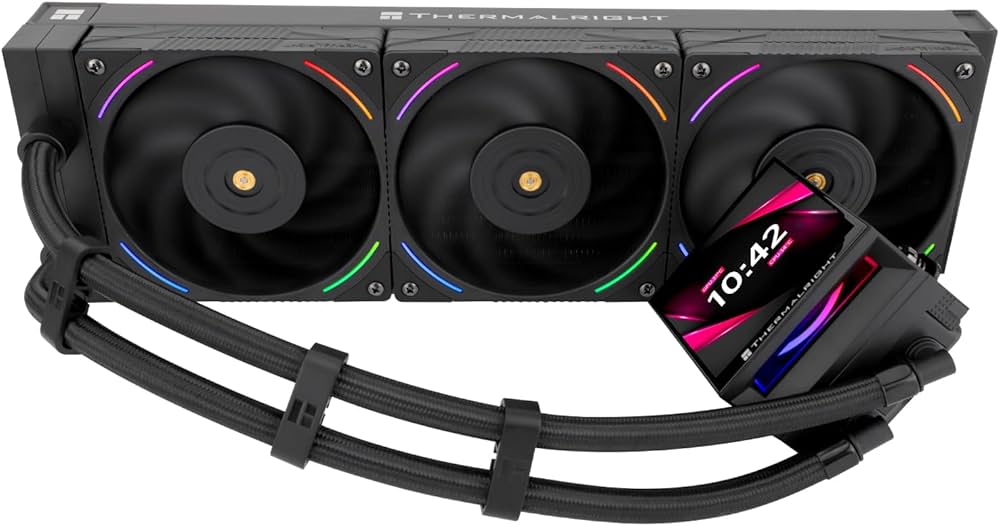 Amazon.co.jp: Thermalright Hyper Vision 360 ARGB Black CPU AIO