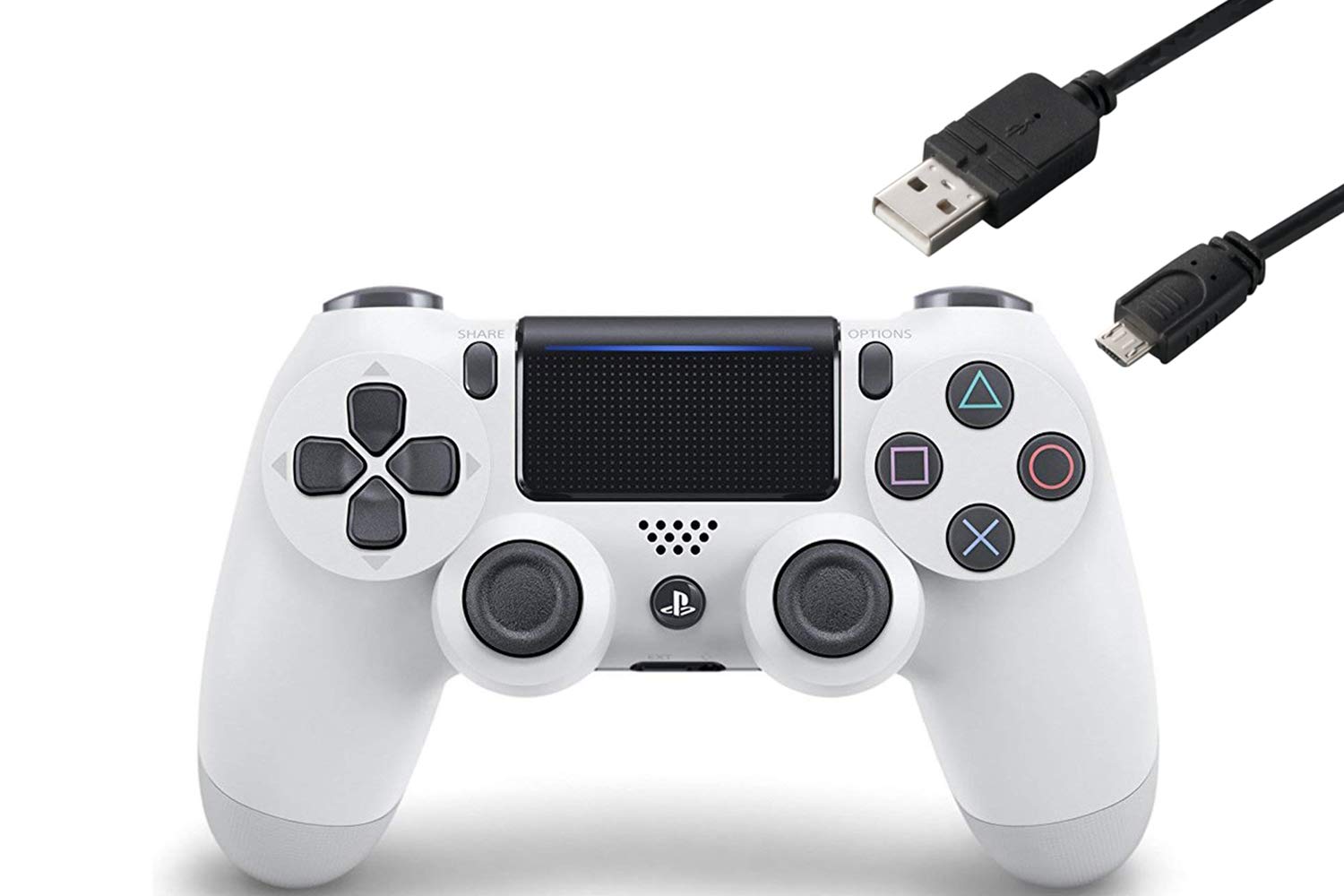 Amazon | 【純正品】ワイヤレスコントローラー (DUALSHOCK 4) グレイ
