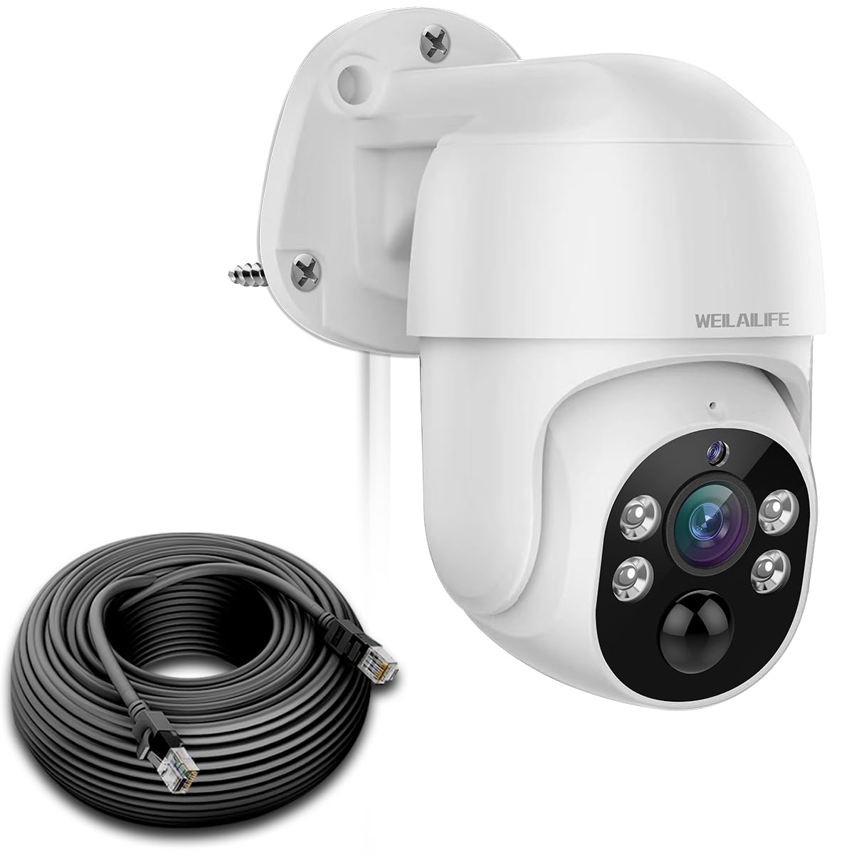 Amazon.com : WEILAILIFE 【2-Way Audio & PTZ Digital Zoom】 4K 8MP