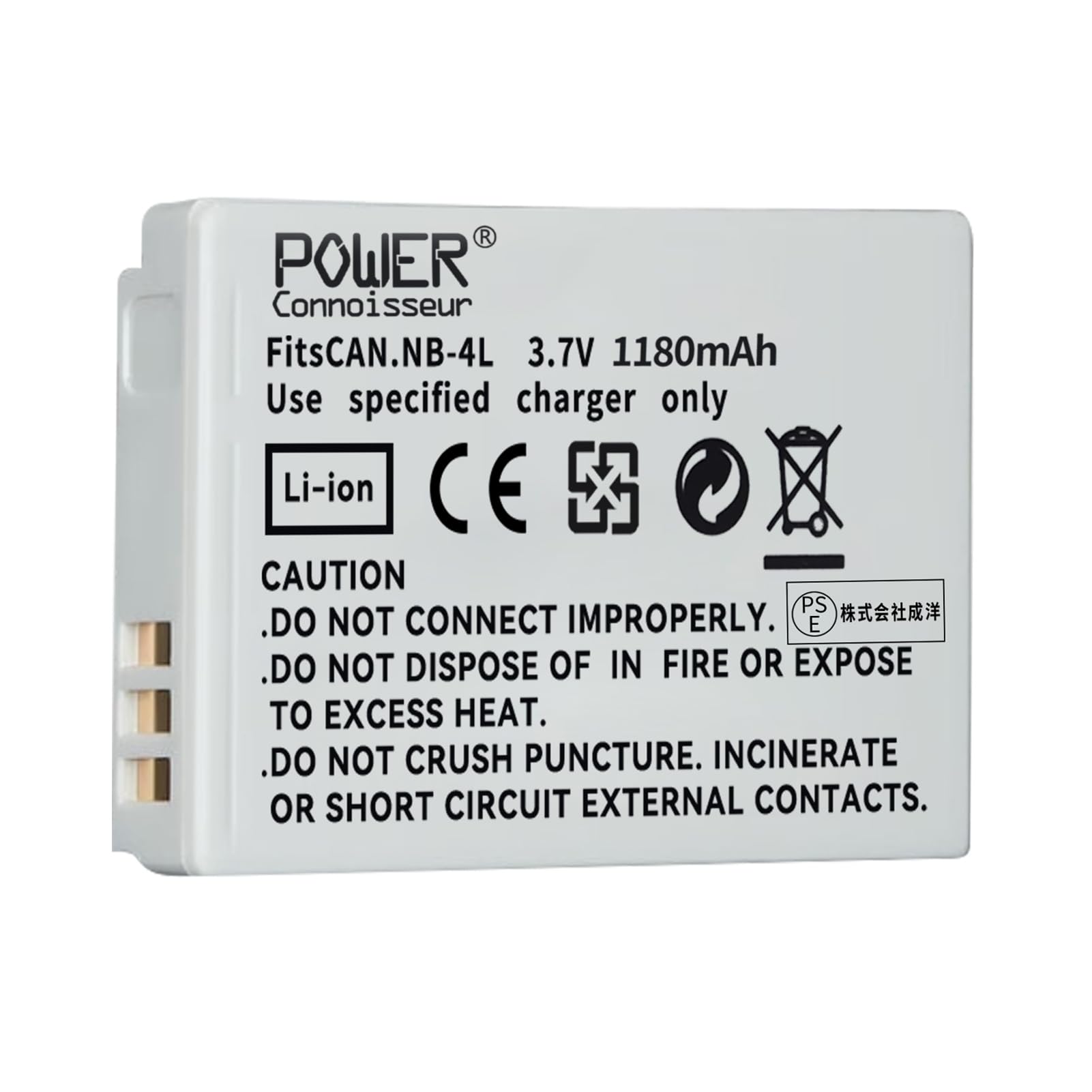 Amazon | 「Power-connoisseur」 Canon対応 リチウムイオン充電池