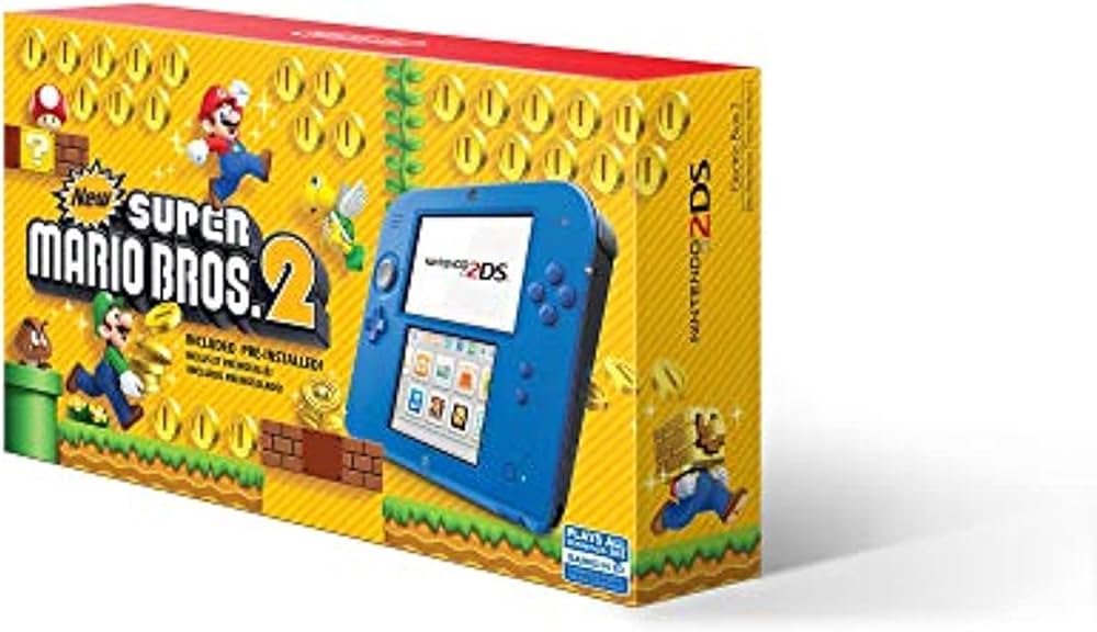 Amazon.com: Nintendo 2DS - Electric Blue 2 with New Super Mario
