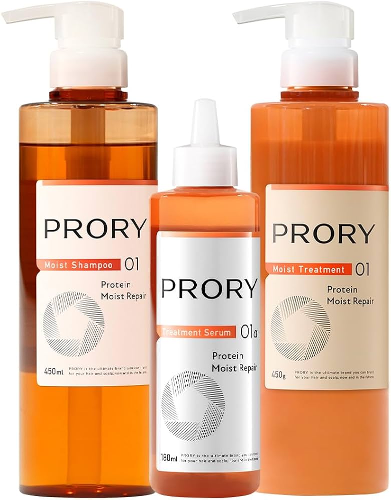 Amazon | PRORY プロリー モイストリペア 3点セット シャンプー セラム