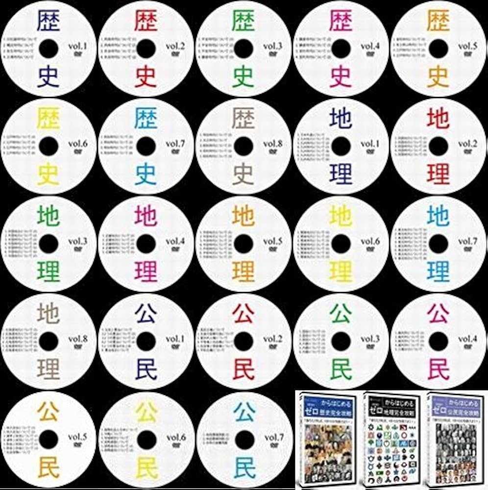 Amazon.co.jp: 中学受験社会を完全攻略するためのDVD全23枚 : PCソフト