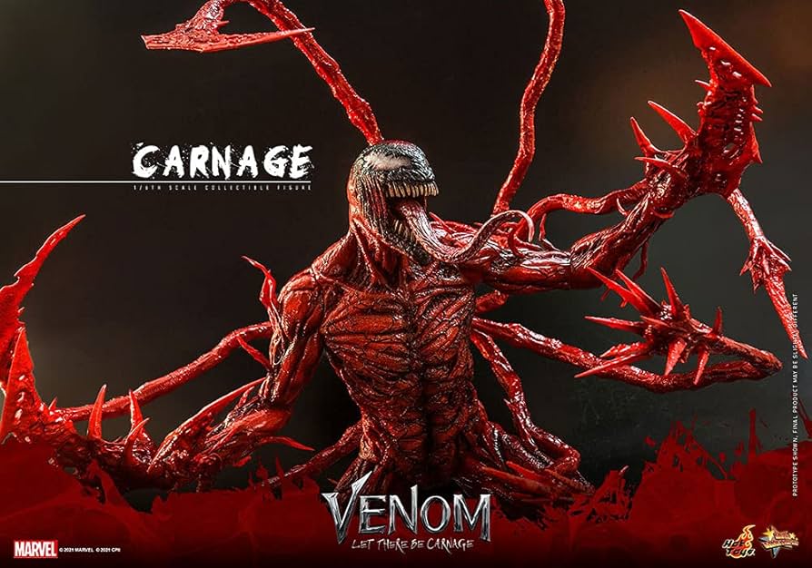 Hot Toys 1:6 Carnage - Venom: Let There Be Carnage, Red : Amazon