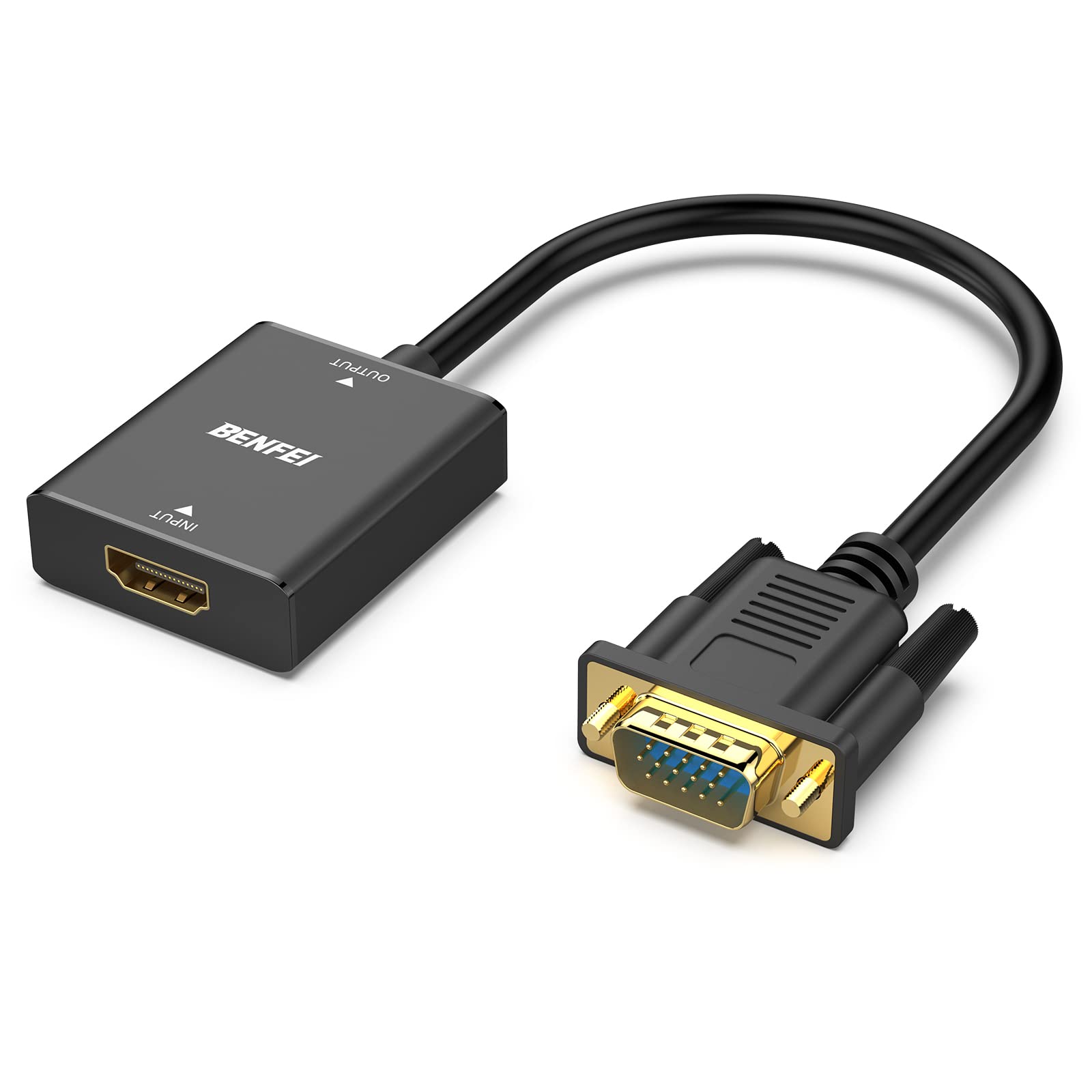 Amazon.co.jp: BENFEI HDMI-VGA（逆方向に非対応）、単方向 HDMI