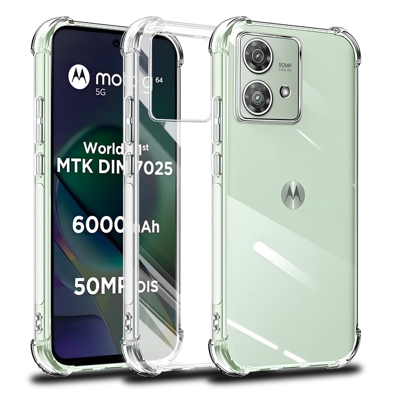 Amazon.co.jp: 対応 Moto G64 5G ケース MotoG64 5G クリア ケース