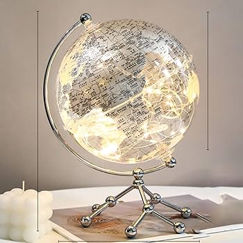 Amazon.co.jp: [dhiuebc] インテリア 地球儀 回る アンティーク まわる