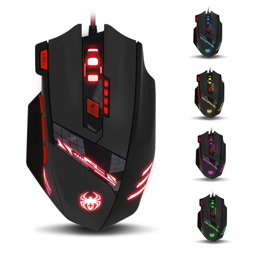 Amazon.com: zelotes T90 Gaming Mouse 9200 DPI, 8 Programmable