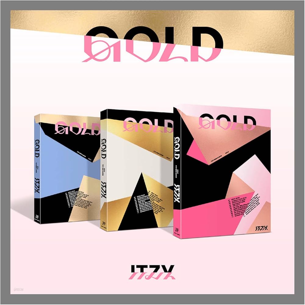 Amazon.co.jp: ITZY GOLD 2nd Album with Tracking (Standard Set(Blue