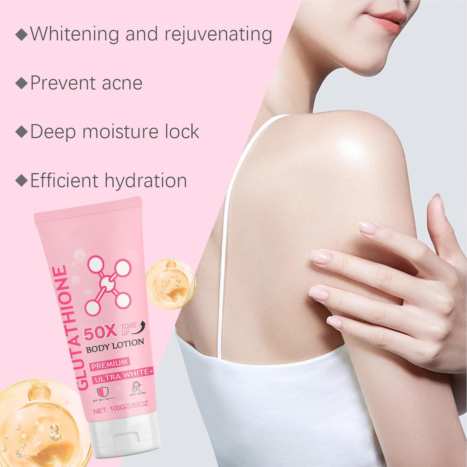 Amazon.com : Guliqi Glutathione 50x Tone Up Body Lotion, Body