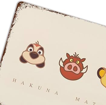 Amazon.co.jp: ライオンキング ハクナマタタ 壁掛けポスター 壁掛け