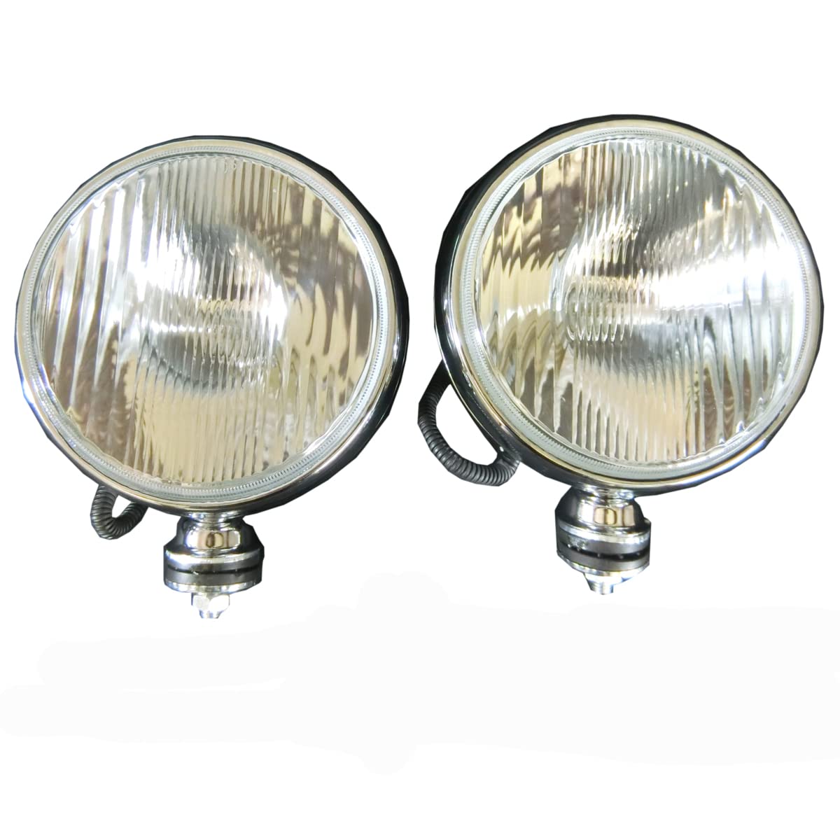 Amazon | フォグランプ 丸型 汎用 200ミリ 100W 12V・24V H3 LED可