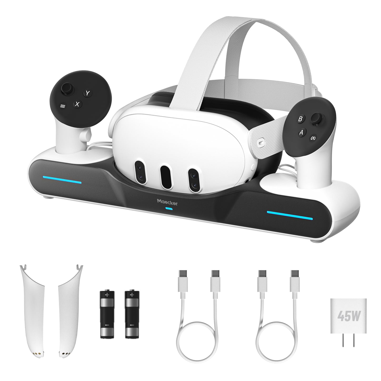 Amazon.co.jp: Maecker 高速ドック Meta Quest 3用 アクセサリ Quest 3