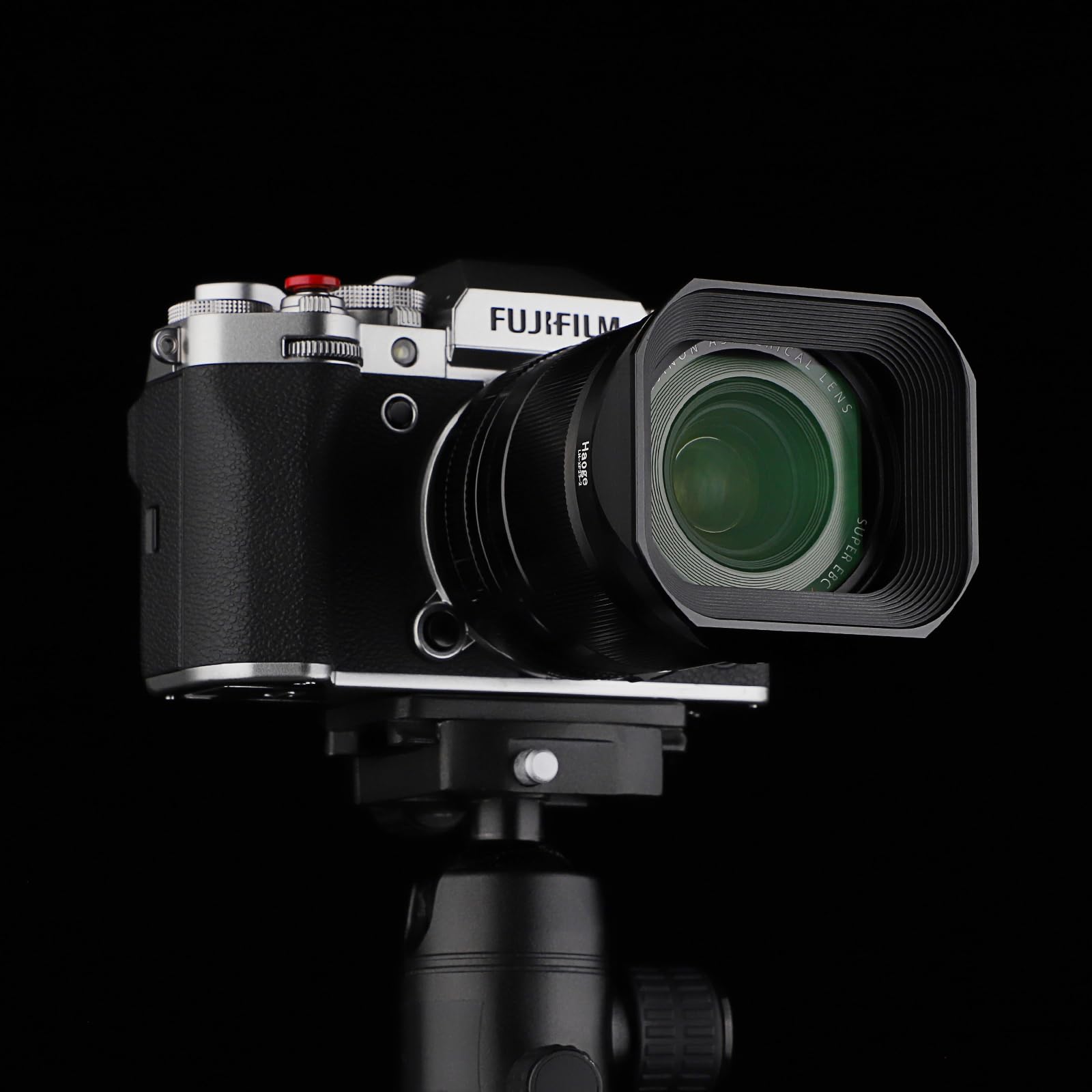 Amazon | Haoge メタルスクエアレンズフード、Fujifilm Fujinon Fuji