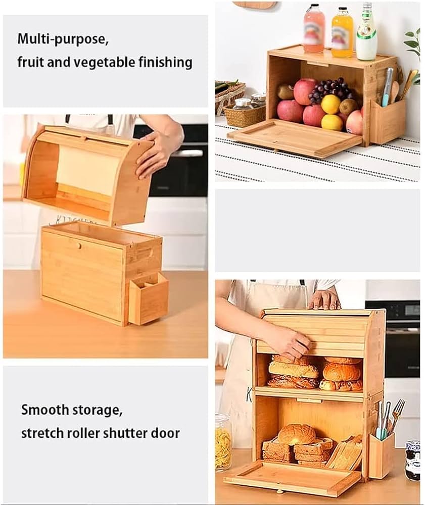 Amazon.co.jp: 絶妙な ブレッドケース 長持ちする焼きたてのパン